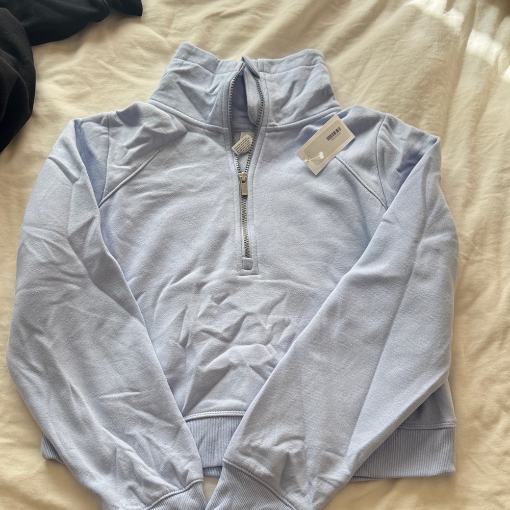 All in Motion Sky Blue Quarter-Zip Pullover